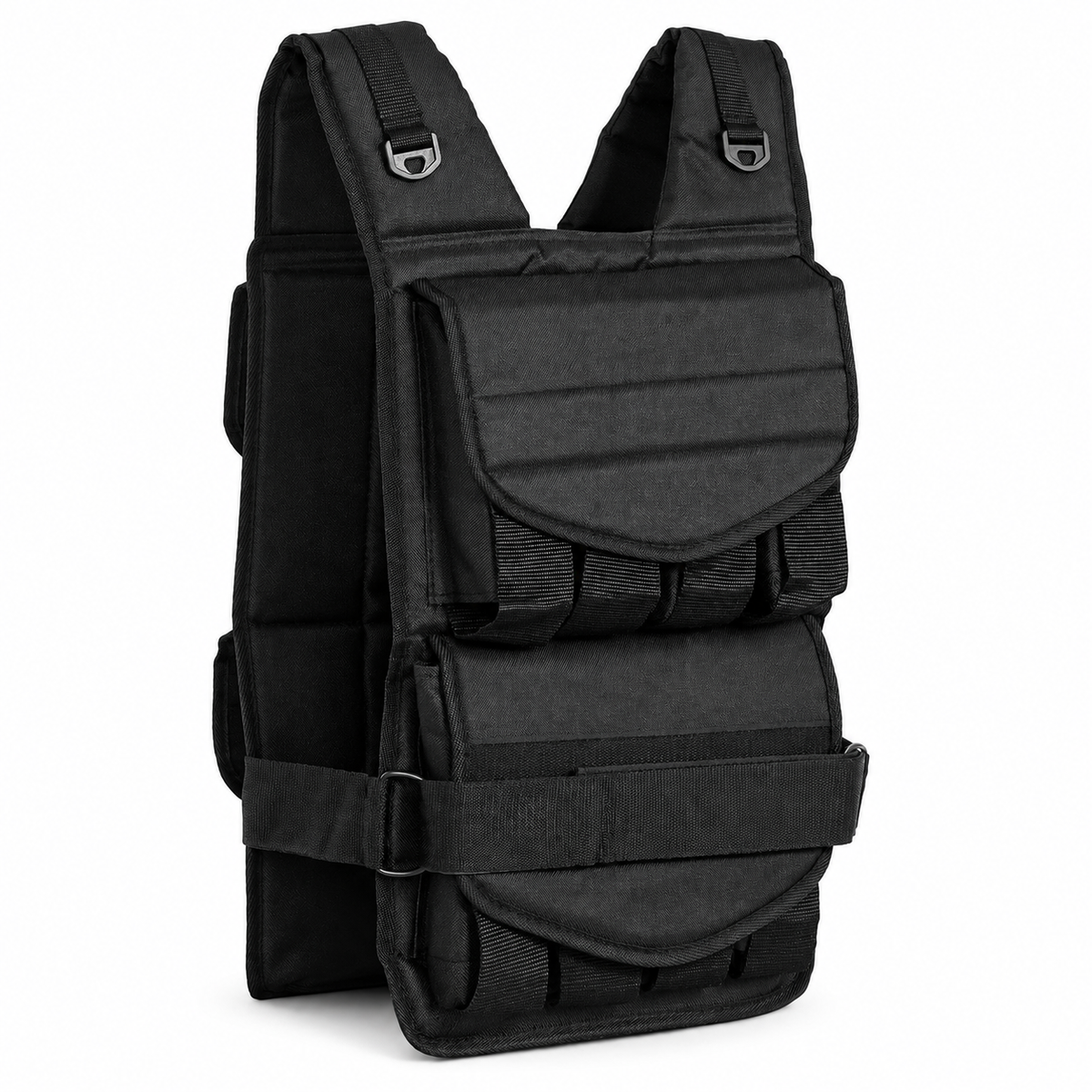 Adjustable weighted vest for strength training