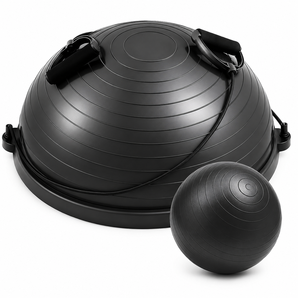 Balance trainer with resistance bands