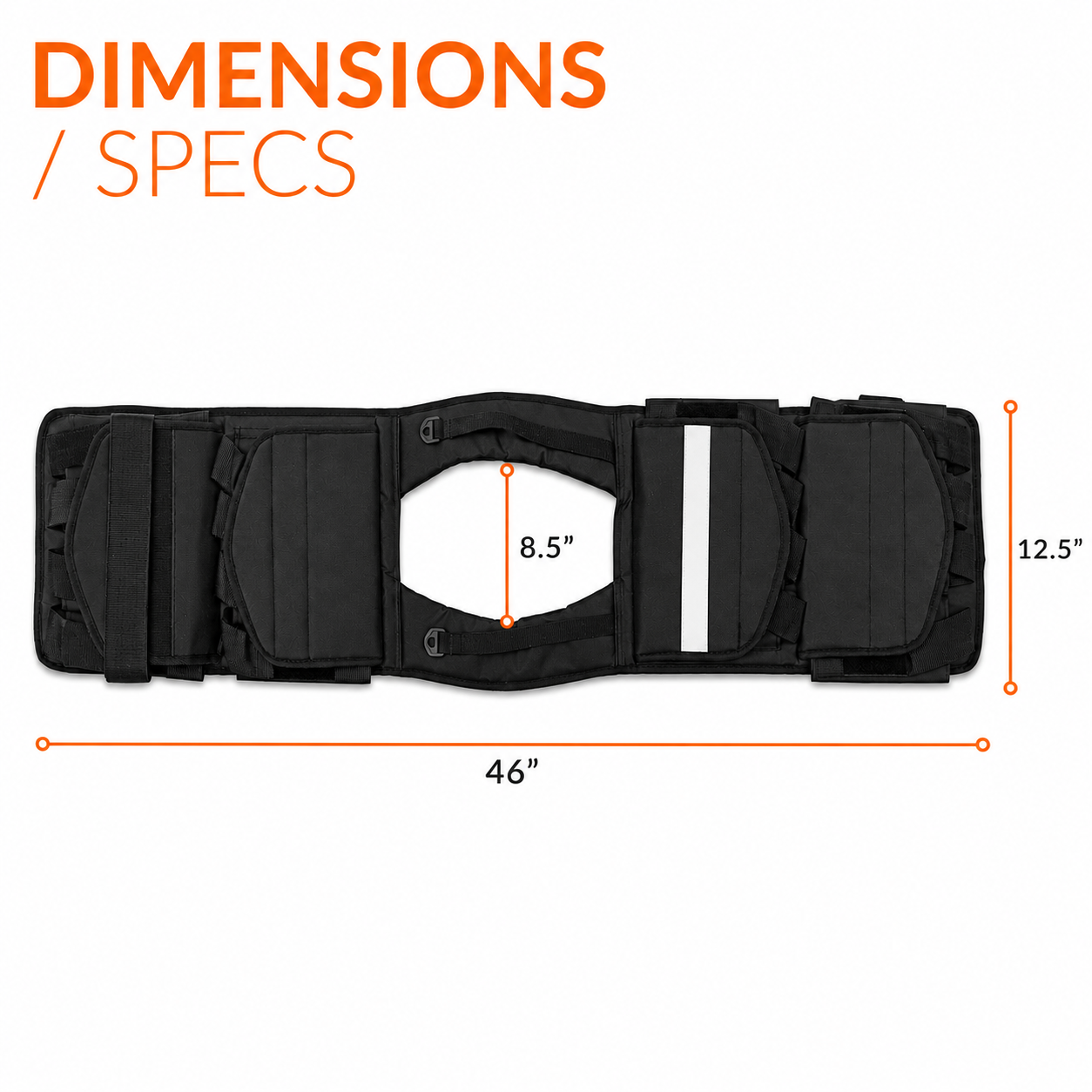 40 lb Adjustable Weighted Vest with Removable Weights