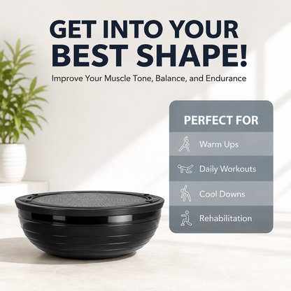 23-Inch Balance Trainer with Resistance Bands & Yoga Ball Set