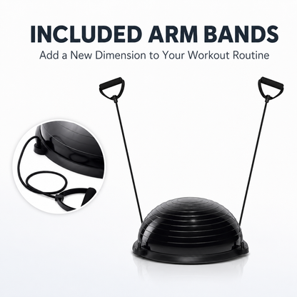 23-Inch Balance Trainer with Resistance Bands & Yoga Ball Set